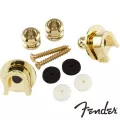 Fender® ปุ่มหมุดสายสะพาย พร้อมระบบล็อคแบบพิเศษ / Strap Locks ใช้ได้กับกีตาร์ทุกประเภท Gold