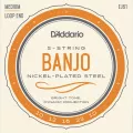 D'Addario® EJ61 Banjo String สายแบนโจ เบอร์ 10 แบบ Nickel-Plated Steel Medium, 10 - 23 ** Made in USA **