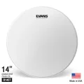 Evans™ B14ST หนังกลองสแนร์ หนังสแนร์ 14" แบบขุ่น น้ำมัน 2 ชั้น หนา 7.5+7.5 มิล Coated Snare Batter Drumhead ** Made i