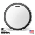 Evans™ BD22EMADUV หนังกระเดื่อง / หนังกลองเบส 22" แบบขุ่น น้ำมัน 1 ชั้น 10 มิล เคลือบ UV UV Coating Bass Batter Drumhe
