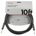 Fender® สายแจ็คกีตาร์ 3 เมตร หัวตรง/หัวตรง ของแท้  รุ่น Pro Series 3M/10FT Instrument Cable / Straight-Straight, Guitar