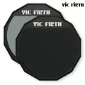 Vic Firth® PAD12D แป้นซ้อมกลอง ขนาด 12 นิ้ว แบบตีได้ 2 หน้า Double-Sided Practice Drum Pad
