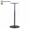 K&M® 26740 Monitor Stand ขาตั้งลำโพง ขาตั้งมอนิเตอร์ ฐานกลม ปรับสูงได้ 95 - 143 ซม. ฐานสำหรับวางลำโพงมีขนาด 24.5 x 20.5