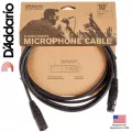 D'Addario® Classic Series Microphone Cable สายไมค์ สายไมโครโฟน XLR แบบ XLR ตัวผู้ / ตัวเมีย  PW-CMIC-25 / PW-CMIC-10  ** Designed and Engineered in