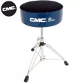 CMC® CM-DT900 / SEAT900 สีน้ำเงิน เก้าอี้กลอง เบาะกลม หุ้มด้วยกำมะหยี่ด้านบน แบบปรับเกลียว ขาตะเกียบคู่ อย่างดี