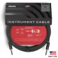 D'Addario® PW-AMSG-10 สายแจ็คกีตาร์ 3 เมตร หัวล็อคพิเศษ Geo-Tip™ ระดับมืออาชีพ แบบหัวตรง American Stage Instrument Cab