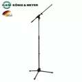 K&M® 27195 Microphone Stand ขาตั้งไมค์ ขาตั้งไมโครโฟน แบบฐาน 3 ขา อย่างดี ปรับสูงได้  90 - 160 ซม. ปรับความยาวแขนไมค์บูม