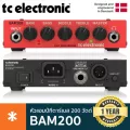 TC Electronic® BAM200 Bass Head หัวแอมป์กีตาร์เบส 200 วัตต์ Class D พร้อมปรีแอมป์ MOSFET ต่อ D.I./หูฟัง ได้ พร้อมสวิทช์