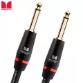 Monster® BASS2-21 สายแจ็คกีตาร์ สายแจ็คกีตาร์เบส 21 ฟุต 6.4 เมตร หัวตรง/หัวตรง ชุบทอง Bass 21ft Straight Instrument Cable