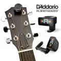 D'Addario® เครื่องตั้งสายกีตาร์ แบบหนีบซ่อนที่หัวกีตาร์ มีเมโทรนอมในตัว รุ่น PW-CT-12 NS Micro Headstock Tuner