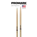 Promark™ ไม้กลอง 5B หัวไนลอน Classic 5B Hickory Nylon Tip Drumstick รุ่น TX5BN ** Made in USA **