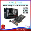 การ์ดเสียง Creative Sound Blaster Audigy Fx - 5.1 PCIe Sound Card การ์ดเสียงคุณภาพสูง ระบบเสียง 5.1 รับประกันโดยศูนย์ไทย 1 ปี