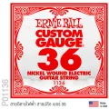 ERNIE BALL® P01136 สายกีตาร์ สายปลีก สายกีตาร์ไฟฟ้า, สาย D / สาย 4 เบอร์ 36 แบบ Nickel Wound ของแท้ 100% ** Made in USA **