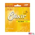 Elixir® Polyweb 11600 สายกีตาร์แบนโจ สายแบนโจ เบอร์ 9 แบบนิกเกิล สายเคลือบ ของแท้ 100% Light, .009 - .020 ** Made in U