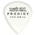 Ernie Ball® Prodigy Mini 2.0 มม.  ปิ๊กกีตาร์ไฟฟ้า หนาทนพิเศษ วัสดุ Delrin® สีขาว ** Made in USA ** Model P09203