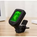 เครื่องตั้งสายกีตาร์ แบบพกพา ขนาดเล็กที่หนีบแข็งแรง Tuner สำหรับ กีต้าร์โปร่ง กีต้าร์ไฟฟ้า เบส อูคูเลเล่ จูนเนอร์อิเล็กท