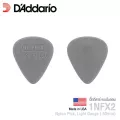 D'Addario® 1NFX2 Nylflex Pick ปิ๊กกีตาร์ ทรงหยดน้ำ ความหนา Light 0.50 มม. สีเทา ทำจาก Nylon 1 ชิ้น ** Made in USA **