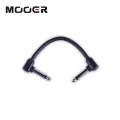 Mooer® AC-4 Patch Cable สายพ่วงเอฟเฟค แบบหัวงอ 2 ข้าง ยาว 4 นิ้ว นำสัญญาณได้ดี วัสดุแข็งแรงทนทาน