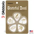 D'Addario® 1CWH4-10GD2  Guitar Pick ปิ๊กกีตาร์ ลายศิลปิน Grateful Dead ทรงหยดน้ำ ความหนา Medium 0.70 มม. 1 แพ็ค มี 10