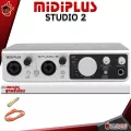 [กทม.&ปริมณฑล ส่งGrabด่วน] ออดิโออินเตอร์เฟส Midiplus Studio 2 [ฟรีของแถมครบชุด] [พร้อมเช็ค QC] [ประกันจากศูนย์] [แท้100%] [ส่งฟรี] เต่าแดง