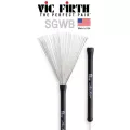 Vic Firth® SGWB ไม้กลอง ไม้แส้ ไม้กลองแส้ ไม้กลองแจ๊ส  Steve Gadd Wire Brushes  ** Made in USA **