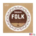 D'Addario® EJ34 สายกีตาร์คลาสสิค สายไนลอนดำ หัวกลม แบบ 80/20 Bronze ของแท้ 100% 0.028 - 0.045 ** Made in USA **