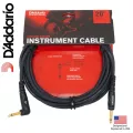 D'Addario® PW-GRA-20 สายแจ็คกีตาร์ 6m / 20ft แบบหัวงอ อย่างดี , Custom Series Instrument Cable ** Designed and Engineer