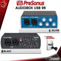 [กทม.&ปริมณฑล ส่งGrabด่วน] ออดิโออินเตอร์เฟส Presonus AudioBox USB 96 สี Silver, Black[ฟรีของแถม] [เช็คQC] [ประกันจากศูนย์] [แท้100%] [ส่งฟรี] เต่าแดง