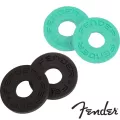 Fender® Strap Blocks ตัวล็อคสายสะพายกีตาร์ 1 แพ็คมี 4 อัน ใช้ได้กับตัวล็อคสายสะพายกีตาร์ทุกชนิด ปุ่มสายสะพายทุกยี่ห้อ