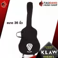 [กทม.&ปริมณฑล ส่งGrabด่วน] กระเป๋ากีต้าร์โปร่งผ้า Klaw KAB36F1 , KAB41F1 สี Black [พร้อมเช็ค QC] [แท้100%] [ส่งฟรี] เต่าแดง