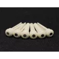 พร้อมส่ง  ส่งเร็ว  6 ชิ้น หมุดกระดูก กีต้าร์โปร่ง Bone PIN 6 ชิ้น McQueen
