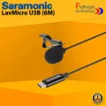 ไมโครโฟนแบบหนีบ Saramonic LavMicro U3B (6M) / U3A (2M) ไมโครโฟนแบบหนีบที่เชื่อมต่อ ผ่าน Type-C ประกันศูนย์ไทย 1 ปี