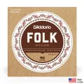 D'Addario® EJ32 สายกีตาร์คลาสสิค สายไนลอนดำ หัวกลม แบบ Silver Plated Wound ของแท้ 100% 0.028 - 0.045 ** Made in USA *