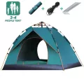 4 camping tents, automatic wind protection, POP UP, UV protection, backpack for hiking, outdoor camping, waterproof, beach tent with Bagz