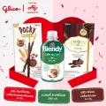 AGF Blendy เอจีเอฟ เบลนดี้ คาเฟโอเล 280 มล และ กูลิโกะ ป๊อกกี้ รสช็อคโกแลต 49 กรัม และ กูลิโกะ ป๊อกกี้ รสสตรอเบอรี่ 47 กรัม