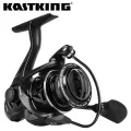 KastKing Zephyr Light น้ำหนัก Spinning Fishing Reel 7 + 1แบริ่งลูก10Kg ลากคาร์บอนไฟเบอร์ลากสำหรับเบสน้ำเค็มตกปลา Coil
