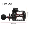 KastKing ReKon Trolling ตกปลา Coil รอบ Baitcasting Reel ร่างกายแกรไฟต์ขนาดใหญ่ความจุสาย3 + 1 BBS กลองตกปลาขดลวด