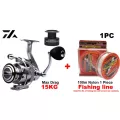 คุณภาพสูงตกปลาReel Double Spoolแขนโลหะปลาคาร์พประมงSpinning Reelปลาคาร์พตกปลาBaitcasting Reel Casting Reel