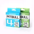 สายตกปลา X4 Strands Braides PE Original PITBULL 4 150M 200M สีฟ้าสีเขียว150M 200M