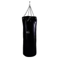 กระสอบทรายแขวน HEAVY BAG หนังล้วนสีดำ แบบอัดกระสอบพร้อมใช้งาน