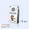 Mezzo  กาแฟคั่วบด 4 ถุง Ground Coffee, House Blend 4 bag