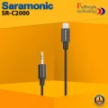 Saramonic SR-C2000 3.5MM TRS TO LIGHT NING ADAPTER CABLE สายแปลงขนาด 3.5 มม. TRS เป็น Lightni ng วัสดุอย่างดีประกันศูนย์