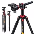 TM2534T ขาตั้งกล้องขนาดกะทัดรัดน้ำหนักเบาสำหรับ Canon Nikon กล้อง DSLR ระดับมืออาชีพการถ่ายภาพ 72 นิ้วอลูมิเนียม