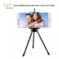 Camera Mobile Phone Self Timer Three Foot Tripod Mini Metal Ultra Stable Triangle Bracket กล้องมือถือตัวจับเวลาสามเท้า ขาตั้งกล้องขนาดเล็กโลหะอัลตร้าม