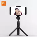 Xiaomi บลูทู ธ ไม้เซลฟี่ขาตั้งกล้อง 360 องศารีโมทคอนโทรลไร้สายหมุนขาตั้งกล้องพกพาที่ยืดหยุ่นเหมาะสำหรับ Android / IOS