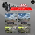 Ulanzi Wide Lens + CPL filter 16mm เลนส์เสริมมือถือ ถ่ายมุมกว้าง พร้อมฟิลเตอร์ตัดเงาสะท้อน และเพิ่มความฟ้าให้ท้องฟ้า