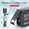 Gopro Hero 8 Metal Battery Cover Rechargeable Multifunction Side Cover Replacement ฝาครอบแบตเตอรี่ Gopro 8