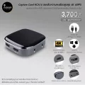 Capture Card HCA16 รองรับความละเอียดสูงสุด 4K 60fps รองรับการใช้งานได้ทั้ง คอมพิวเตอร์ โน๊ตบุ๊คและสมาร์ทโฟน Android เท่านั้น