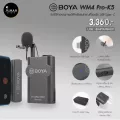 Boya WM4 Pro-K5 ไมค์คุณภาพดีสำหรับอุปกรณ์ที่ใช้ช่อง Type - C