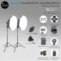ชุดไฟ LED กำลังสูง Nanlite Forza 60 2KIT-PT พร้อมตัวกรองแสง Octa Softbox ขนาด 80 ซม. ชุดไฟตัวน้อยแต่กำลังไม่น้อย พกพาไปใช้ที่ไหนก็ได้